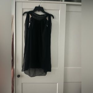 Black curtain call modern costume